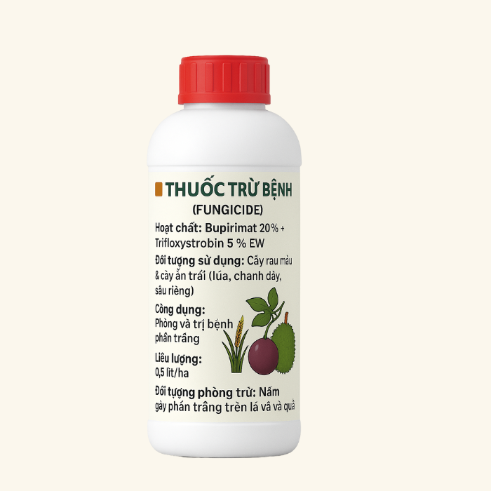Thuốc trừ bệnh phòng và trừ bệnh phấn trắng
